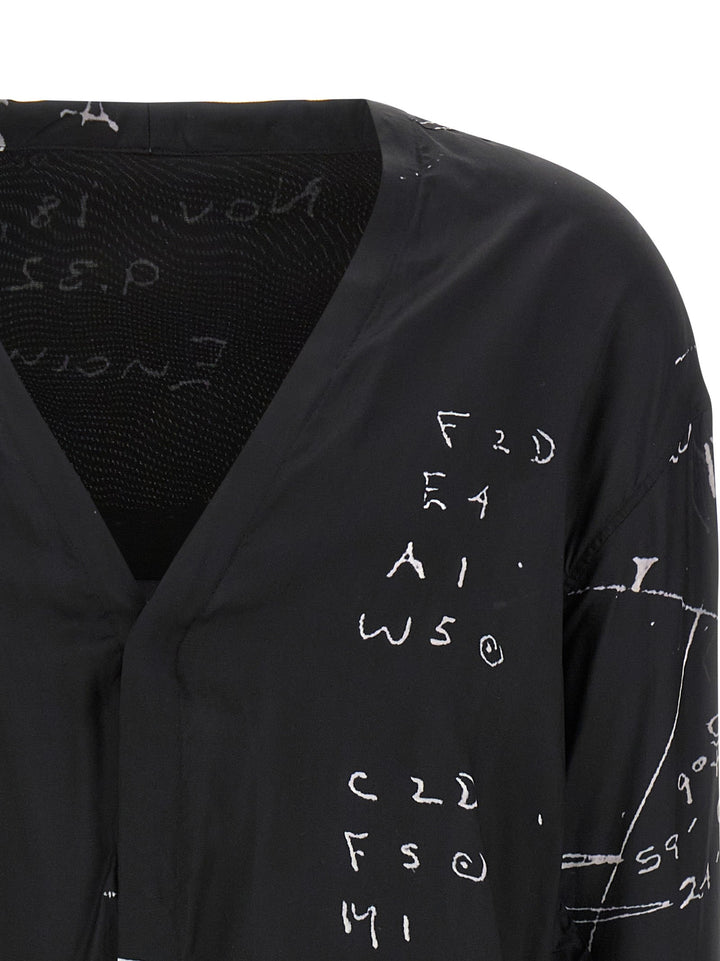 Rick Owens Black Viscose Blouse