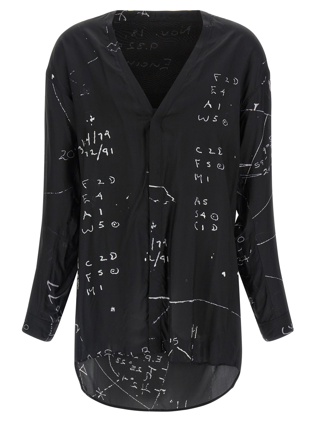 Rick Owens Black Viscose Blouse
