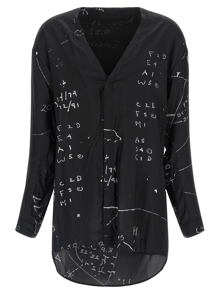 Rick Owens Black Viscose Blouse