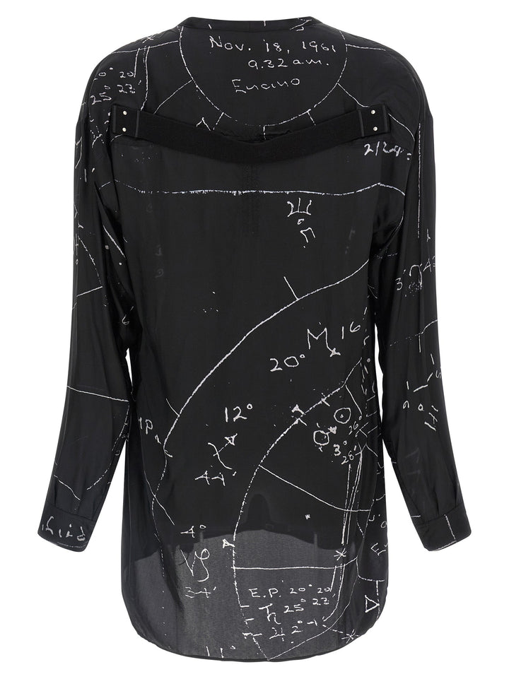 Rick Owens Black Viscose Blouse