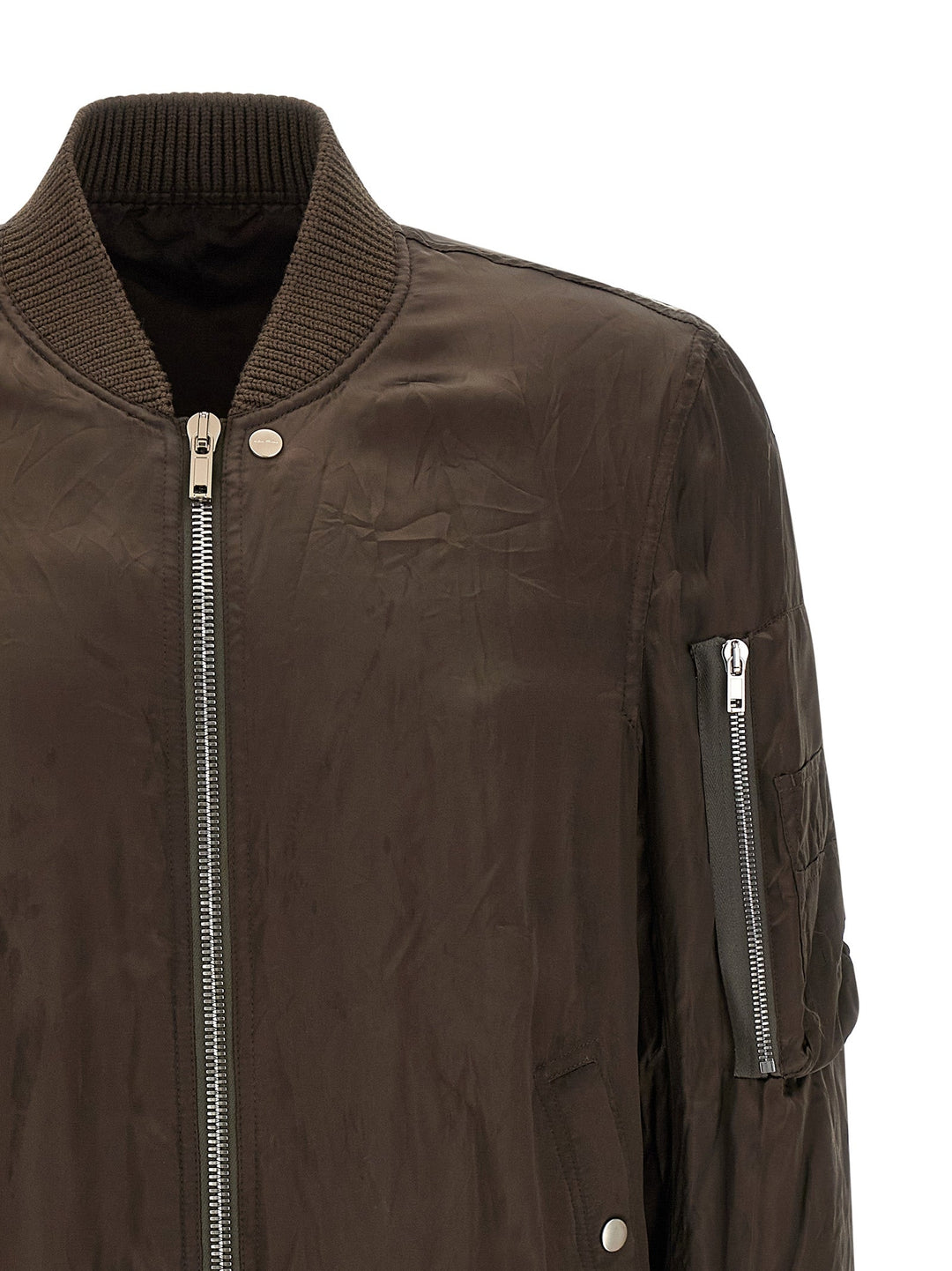 Men’s Rick Owens Brown Copper Bomber