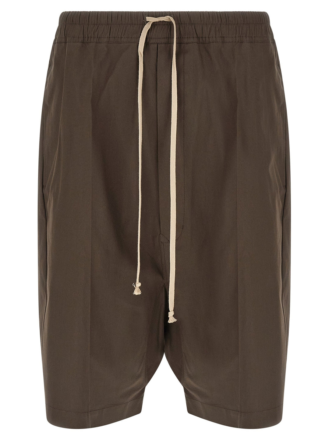 Rick Owens Brown Cotton Bermuda Shorts