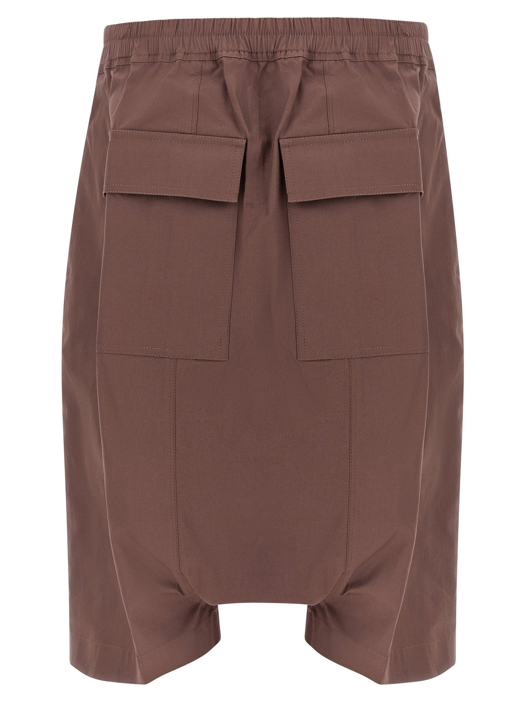 Rick Owens Brown Cotton Bermuda Shorts