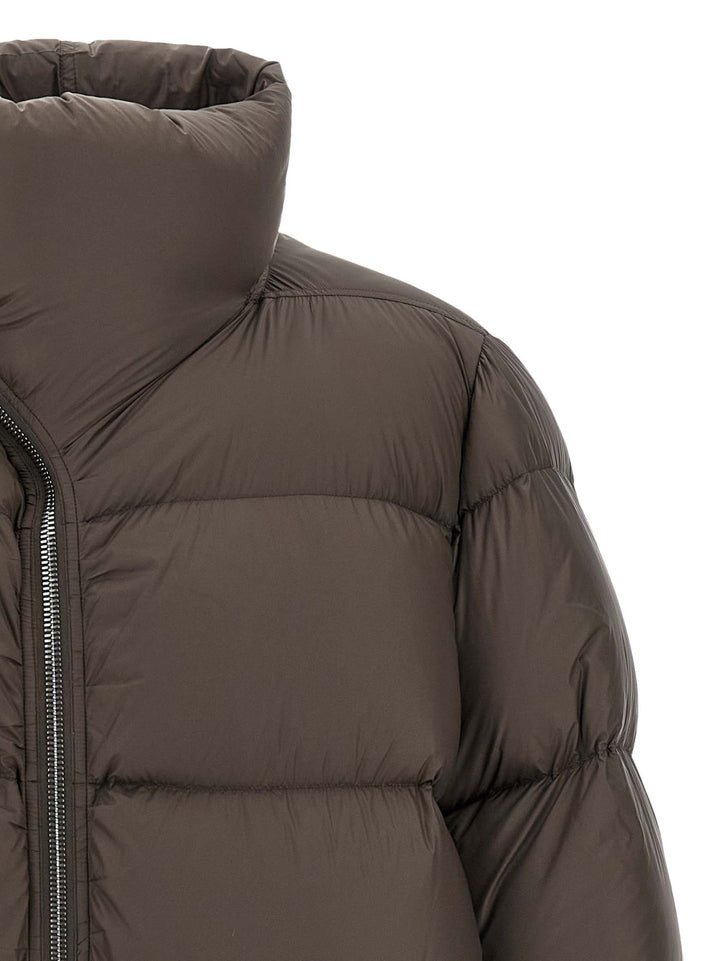 Men’s Rick Owens Brown Nylon Full-length Jacket