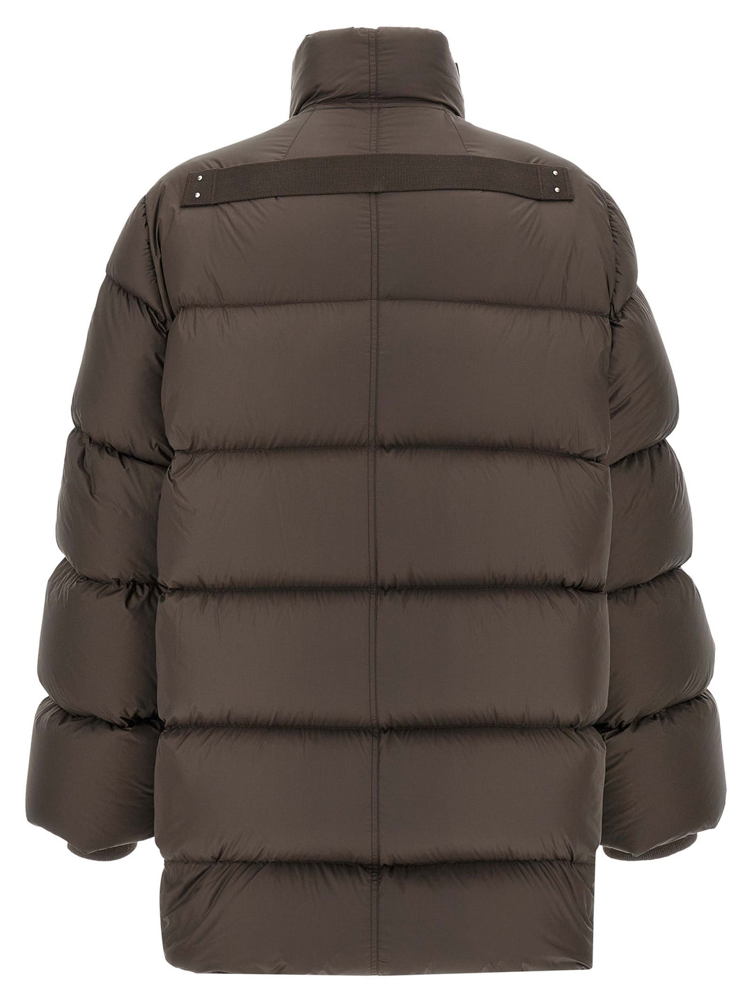 Men’s Rick Owens Brown Nylon Full-length Jacket