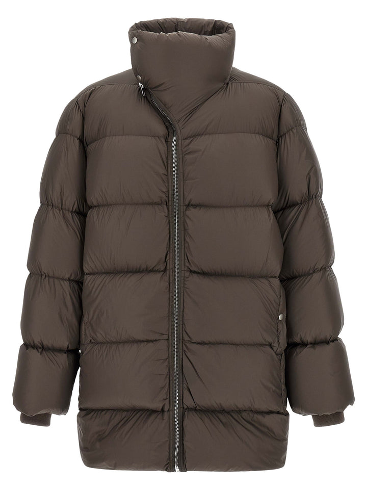 Men’s Rick Owens Brown Nylon Full-length Jacket