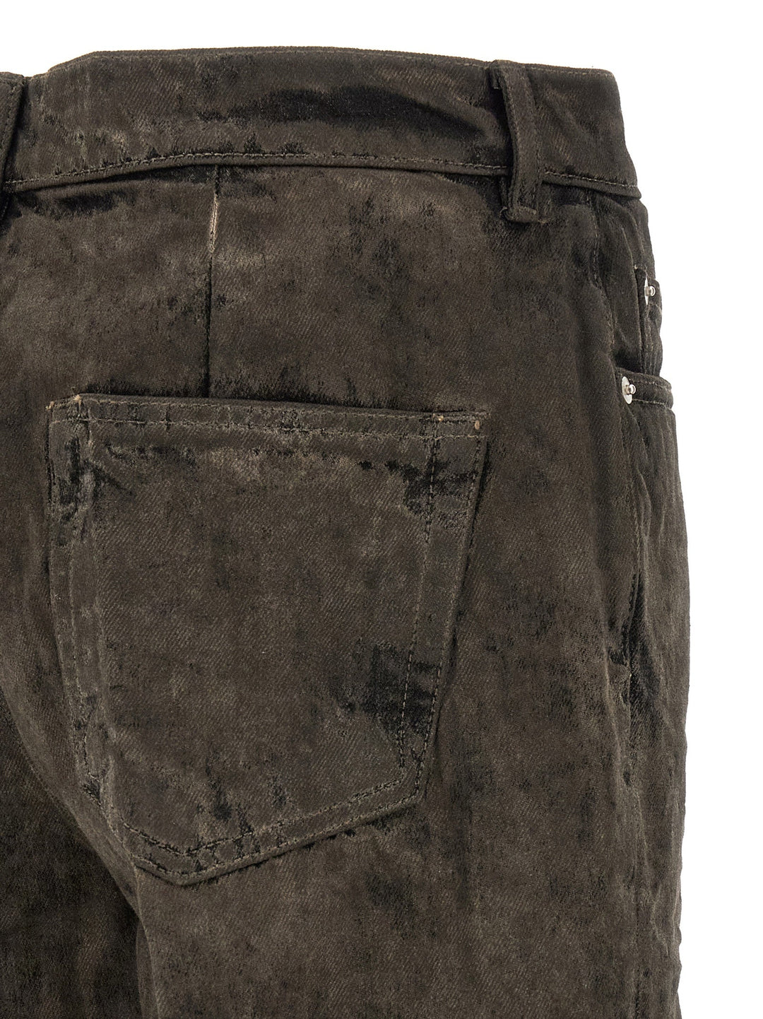Men’s Rick Owens Gray Cotton Bermuda Shorts