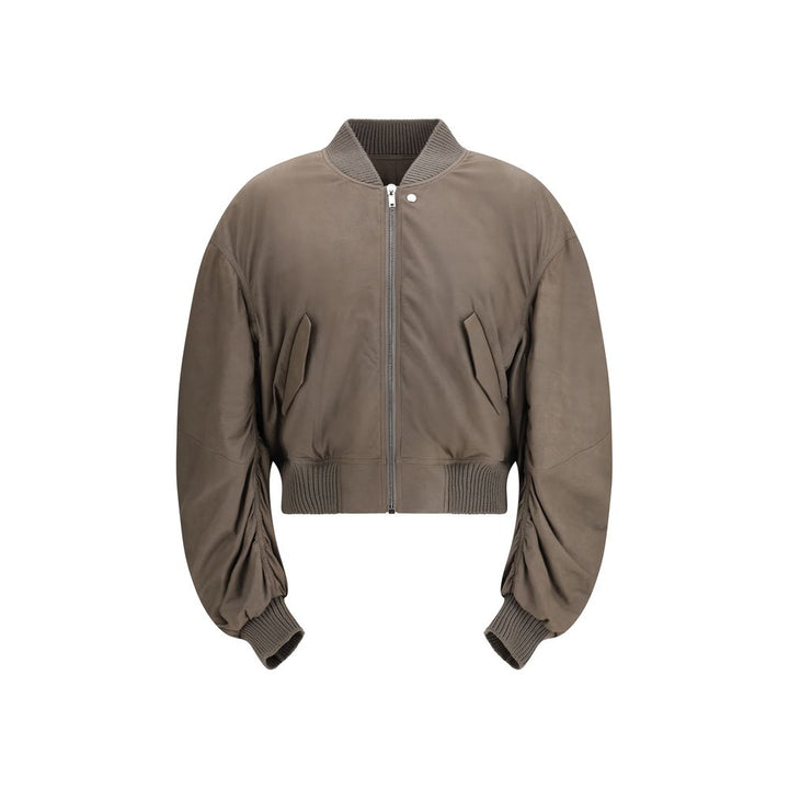 Men’s Rick Owens Gray Lamb Ovis Aries Bomber