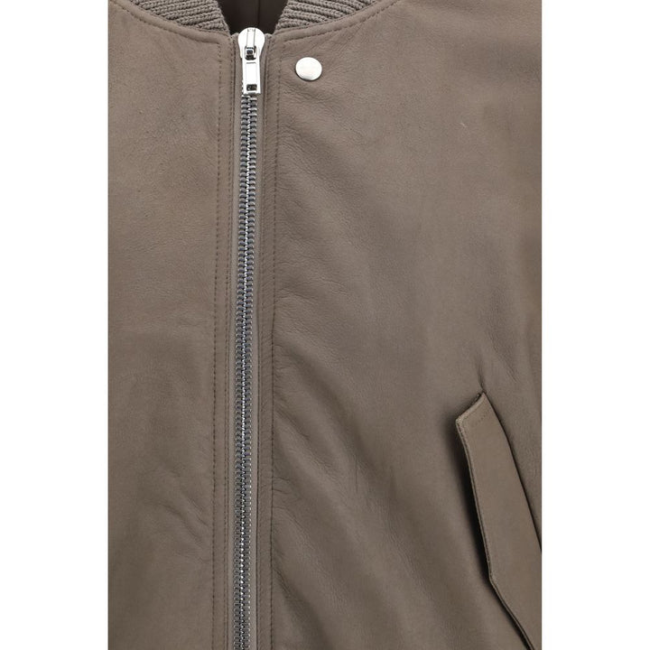 Men’s Rick Owens Gray Lamb Ovis Aries Bomber