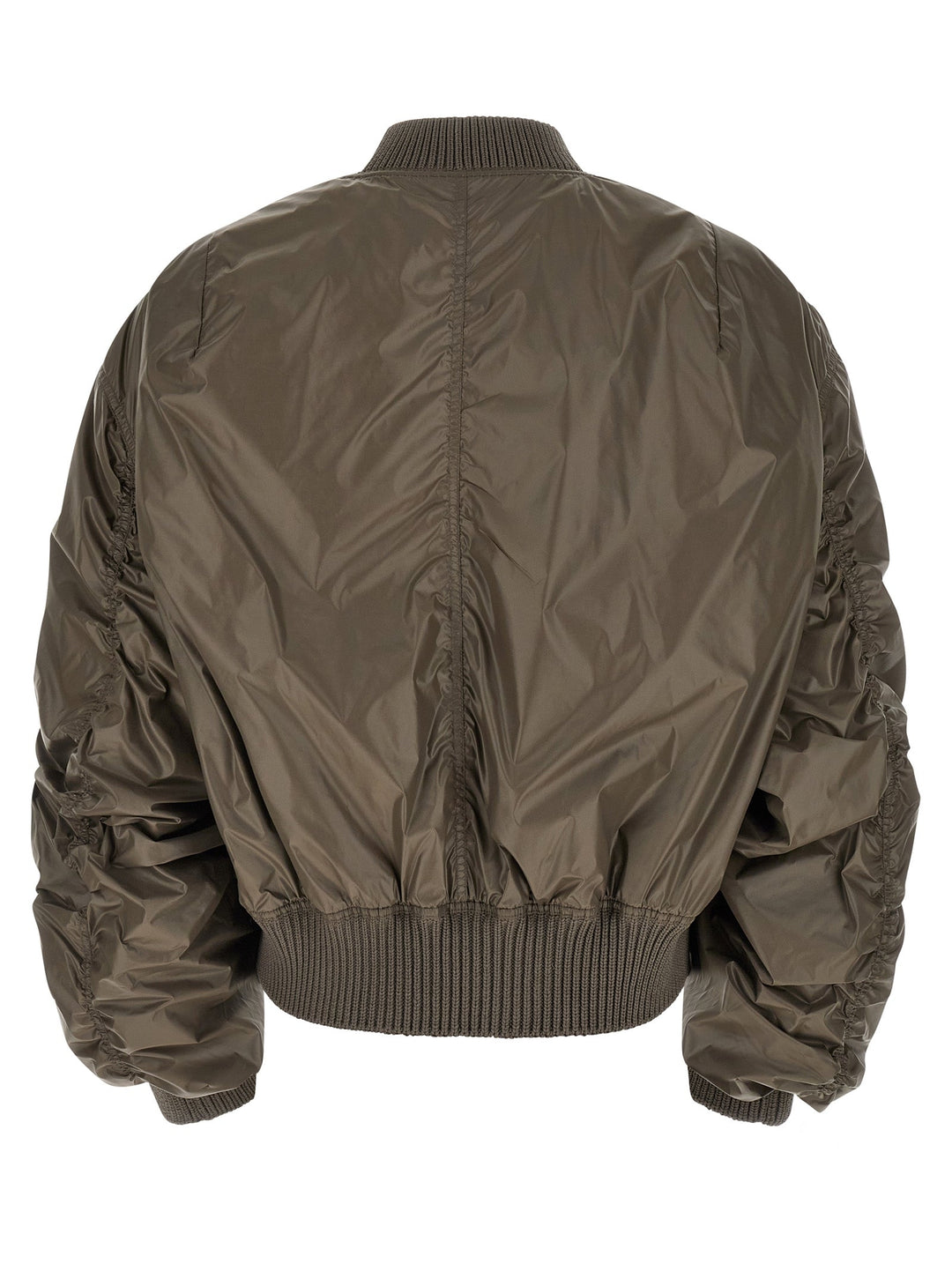 Men’s Rick Owens Gray Nylon Bomber