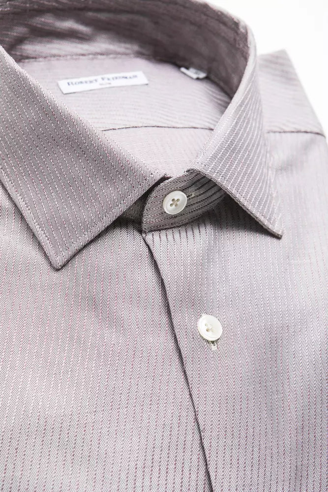 Men’s Robert Friedman Beige Cotton Men Shirt