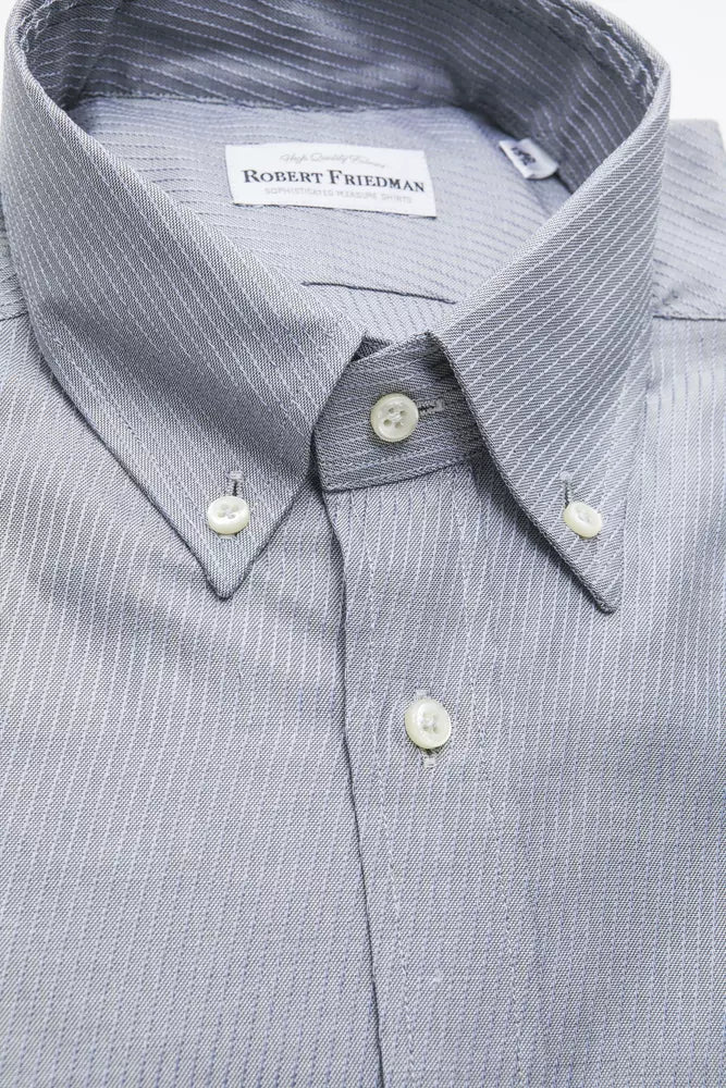 Men’s Robert Friedman Beige Cotton Men Shirt