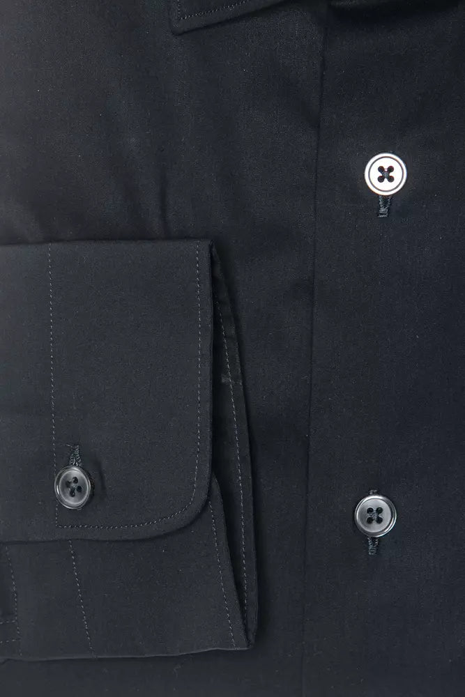 Men’s Robert Friedman Black Cotton Men Shirt