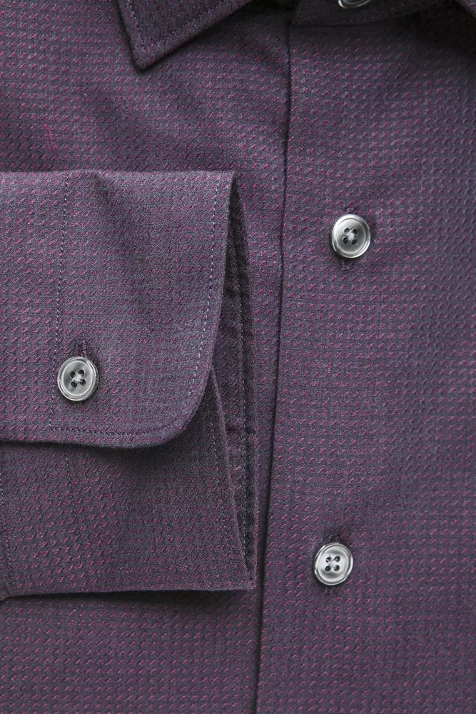 Men’s Robert Friedman Burgundy Cotton Men Shirt