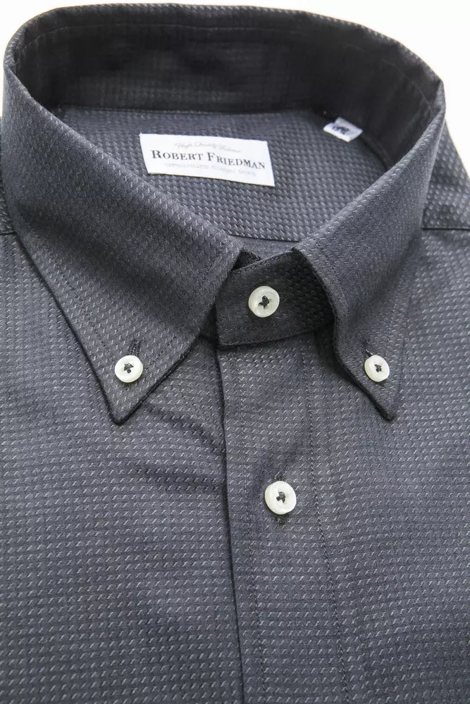 Men’s Robert Friedman Green Cotton Men Shirt