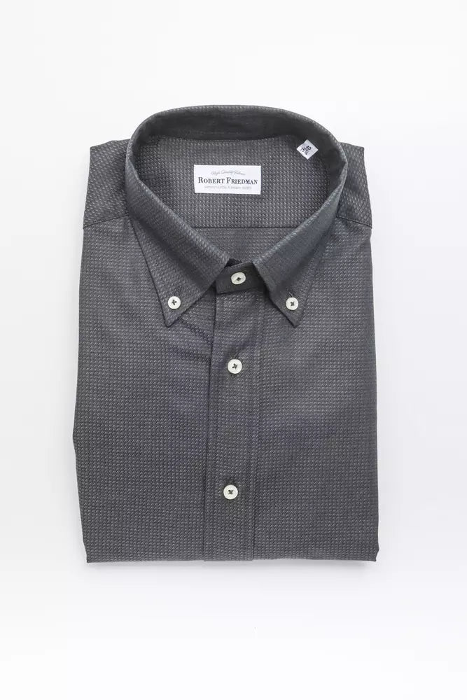 Men’s Robert Friedman Green Cotton Men Shirt