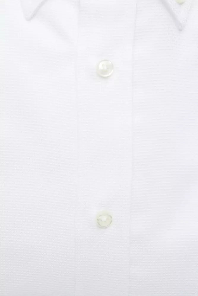 Men’s Robert Friedman White Cotton Shirt