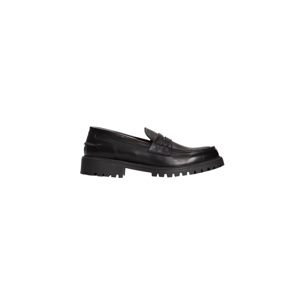 Men’s Roberto Pepe Luxury Black Calfskin Men Loafer