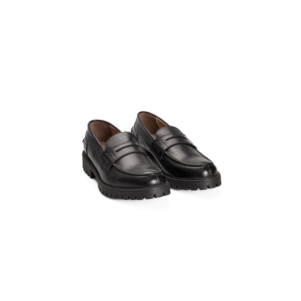 Men’s Roberto Pepe Luxury Black Calfskin Men Loafer
