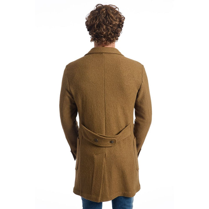Men’s Roberto Pepe Luxury Brown Wool Jacket