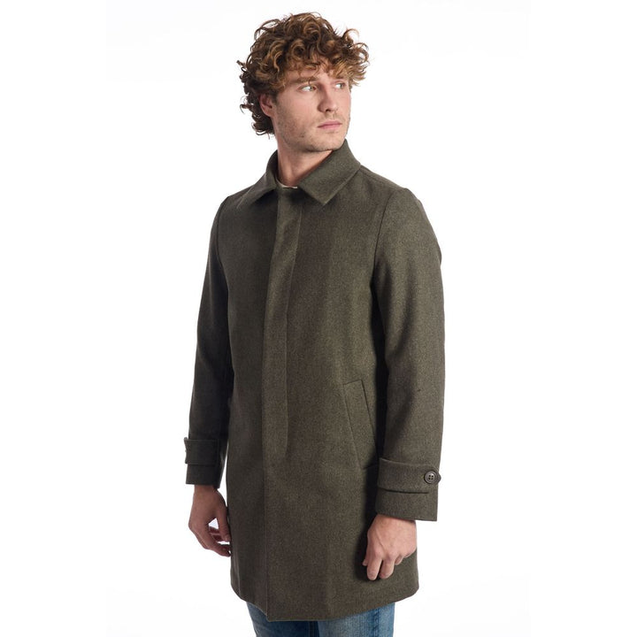 Men’s Roberto Pepe Luxury Green Wool Men Jacket