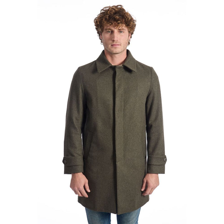 Men’s Roberto Pepe Luxury Green Wool Men Jacket
