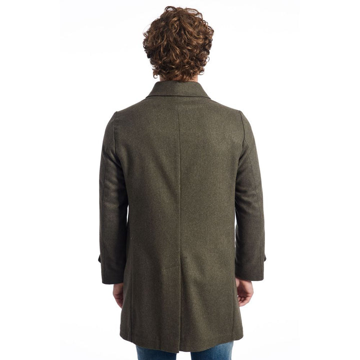 Men’s Roberto Pepe Luxury Green Wool Men Jacket