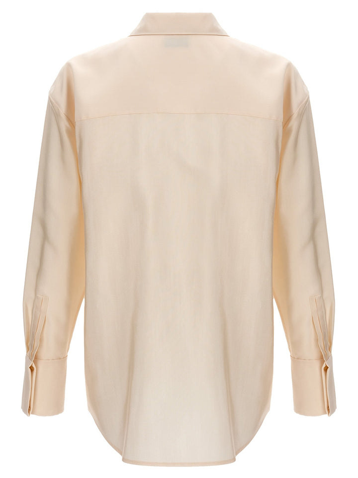 Saint Laurent Beige Acetate Blouse