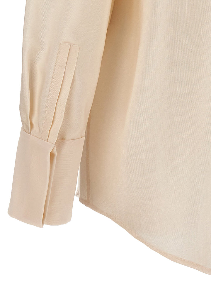 Saint Laurent Beige Acetate Blouse