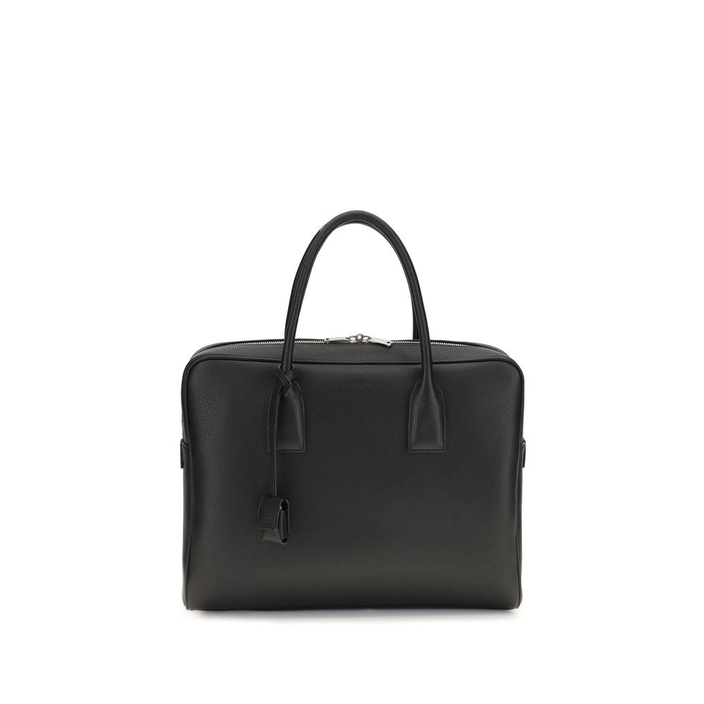 Men’s Saint Laurent Black Calf Leather Bos Taurus Handbag