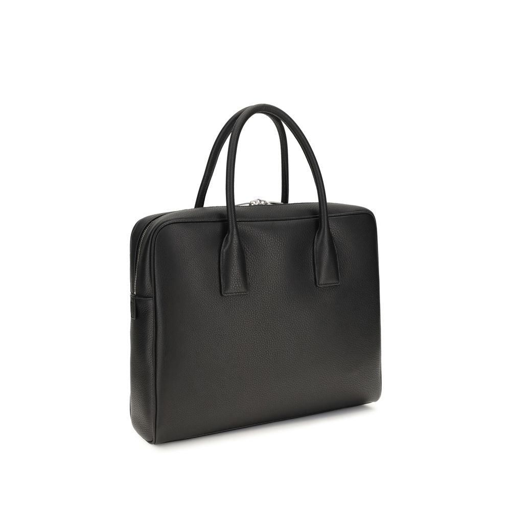 Men’s Saint Laurent Black Calf Leather Bos Taurus Handbag