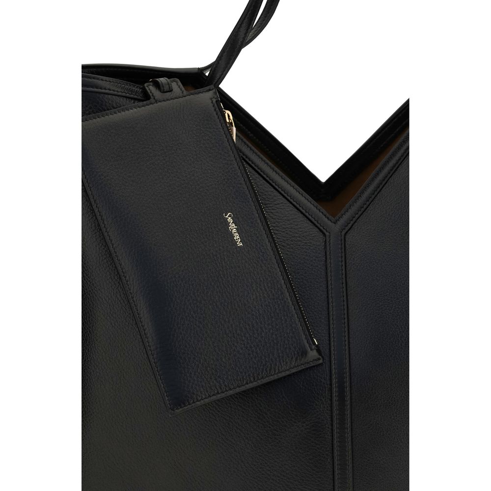 Men’s Saint Laurent Black Calf Leather Bos Taurus Shoulder Bag