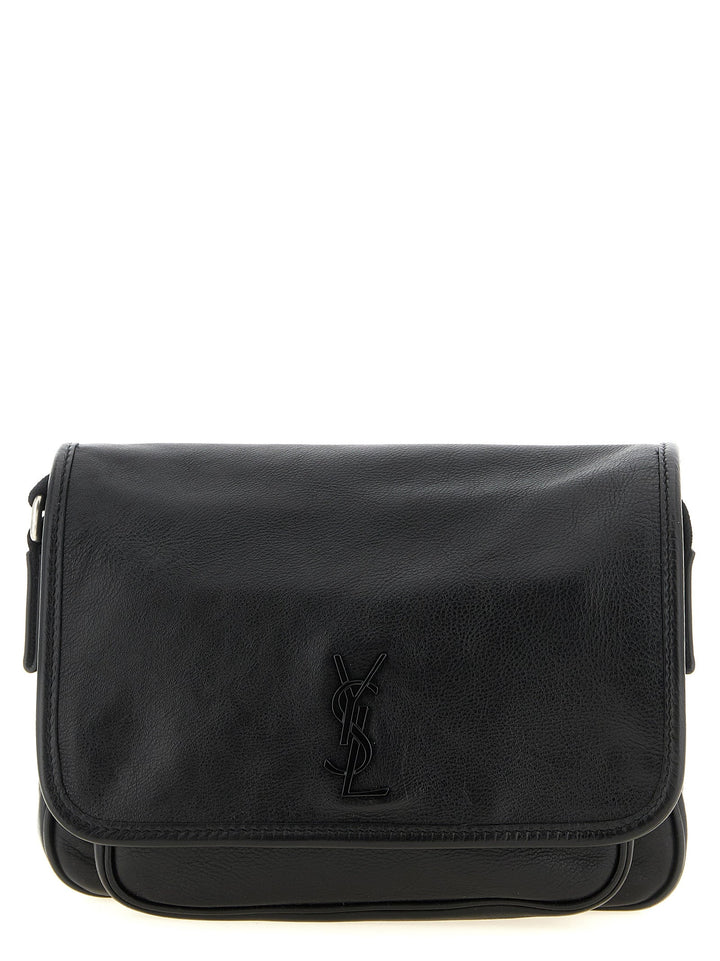 Men’s Saint Laurent Black Calfskin Crossbody Bag