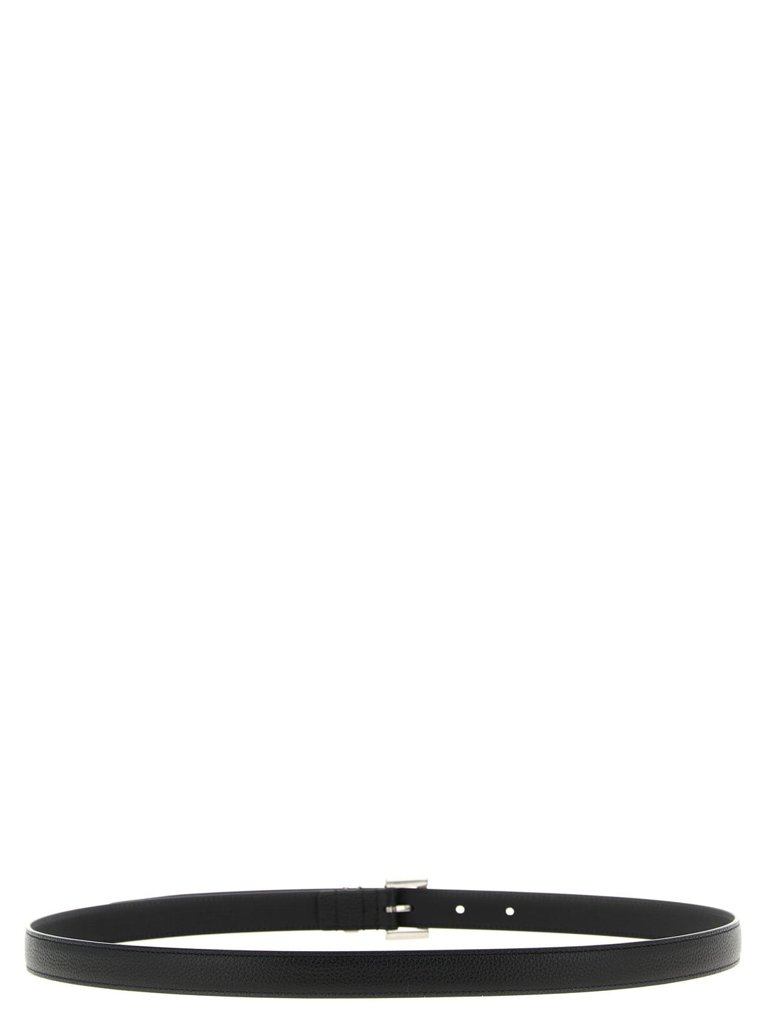 Saint Laurent Black Calfskin Regular Belt