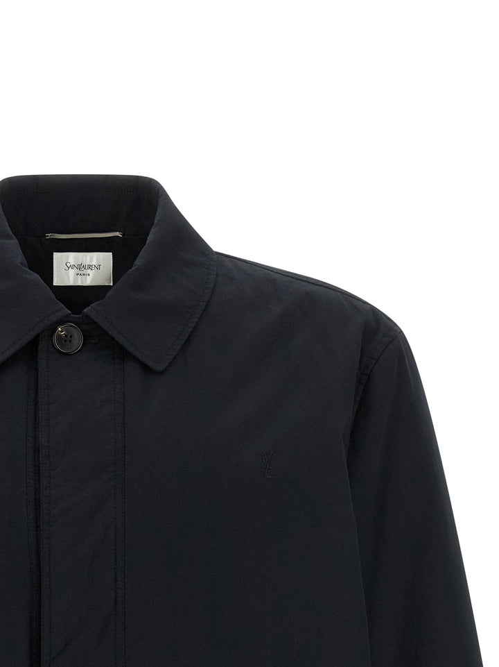 Men’s Saint Laurent Black Cotton Shell Jacket