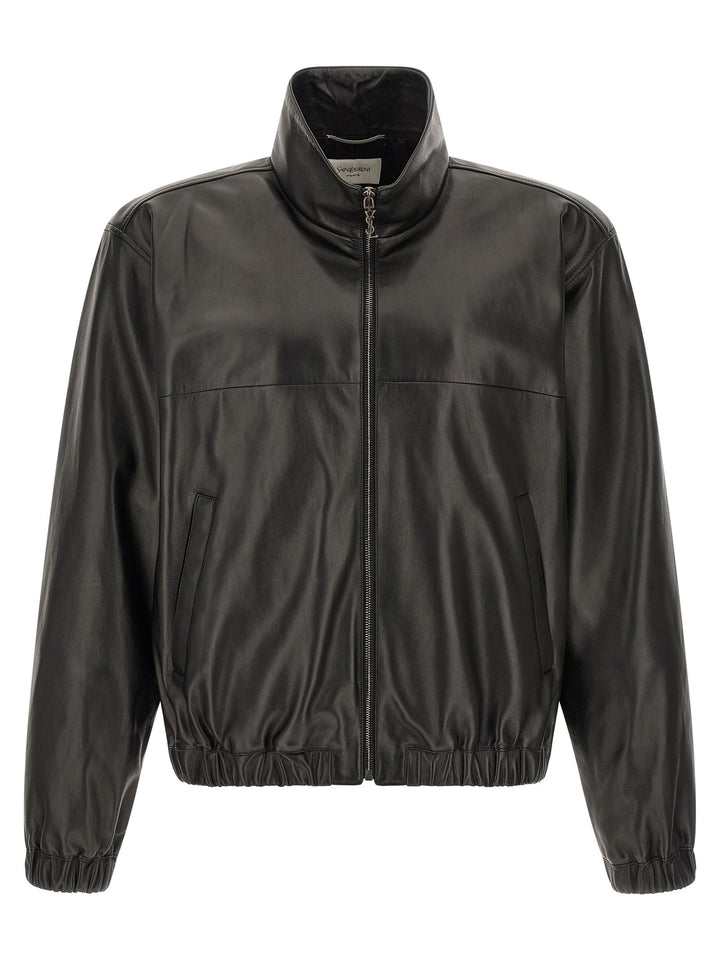 Men’s Saint Laurent Black Lamb Leather Jacket