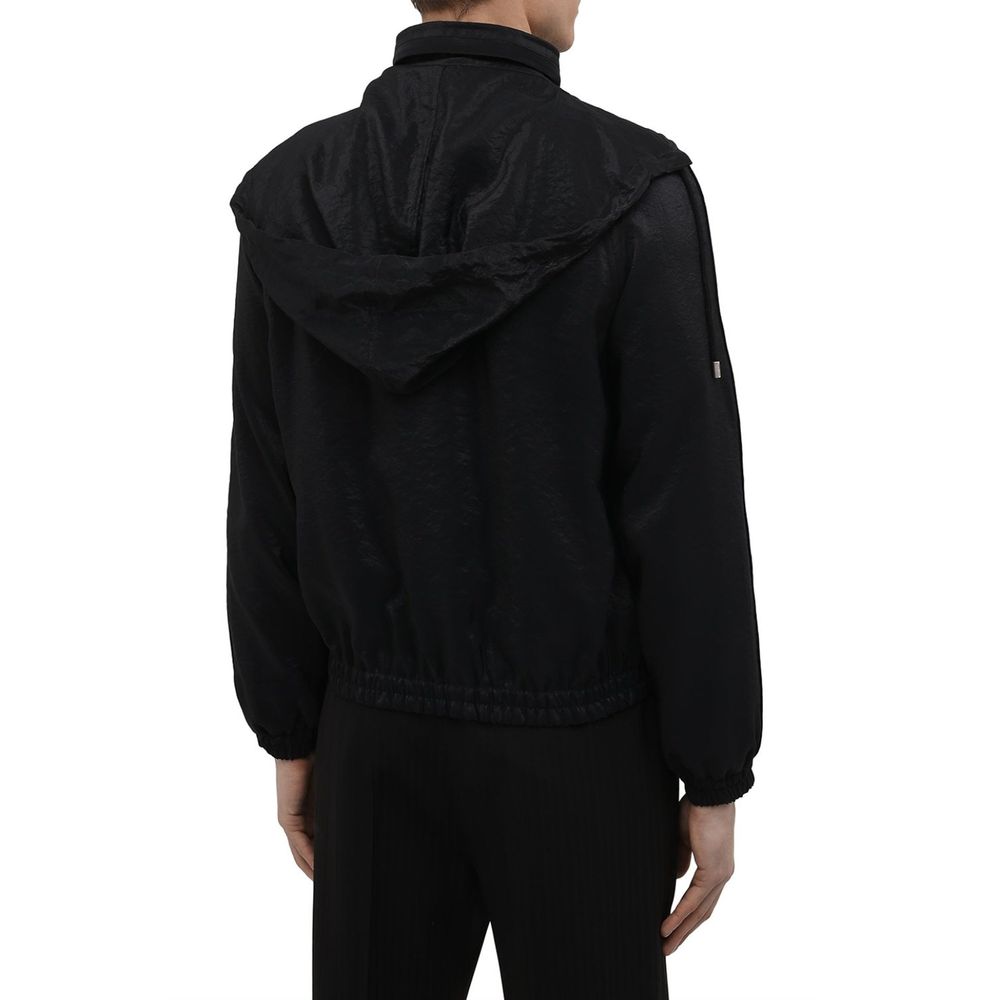 Men’s Saint Laurent Black Polyamide Bomber