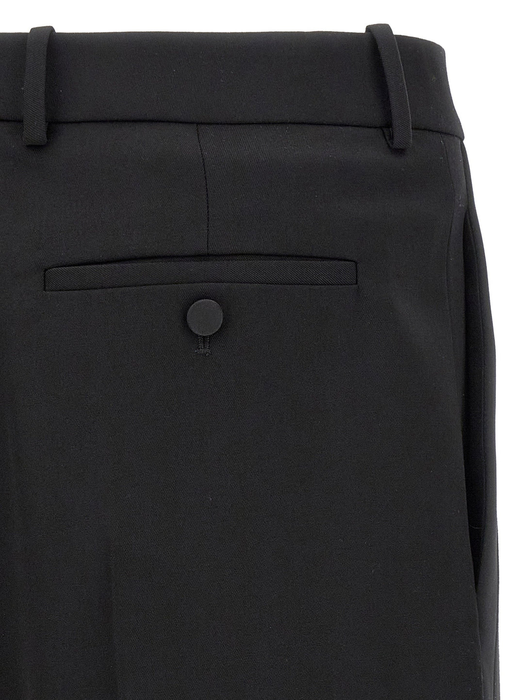 Men’s Saint Laurent Black Wool Dress Pants