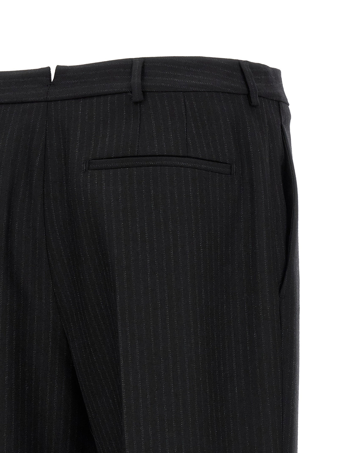 Men’s Saint Laurent Black Wool Dress Pants