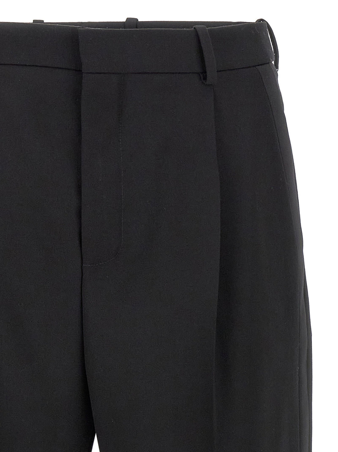 Men’s Saint Laurent Black Wool Dress Pants