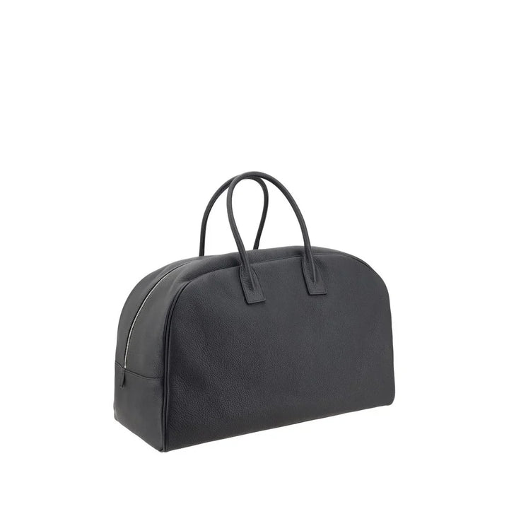 Men’s Saint Laurent Bowling Travel Bag Elegant Grained Leather Accessory