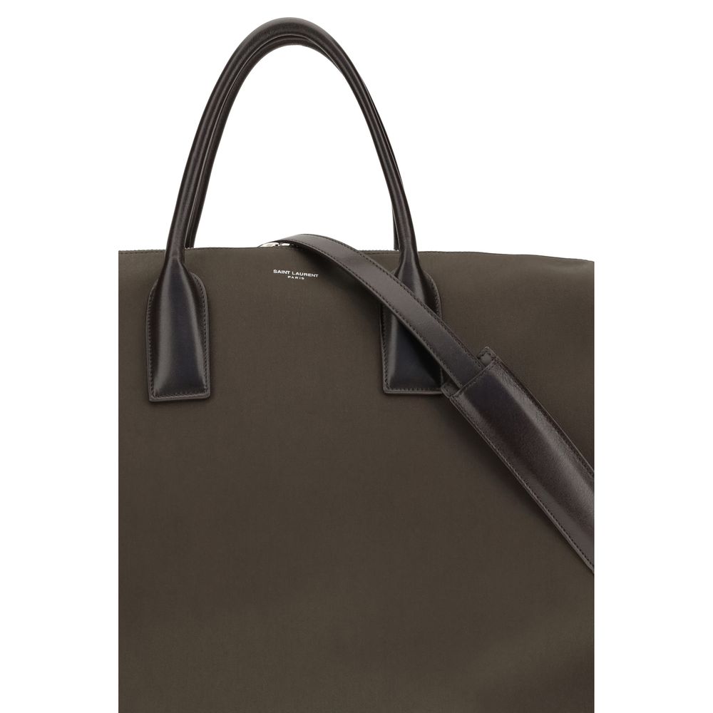 Men’s Saint Laurent Brown Calf Leather Bos Taurus Luggage and Travel