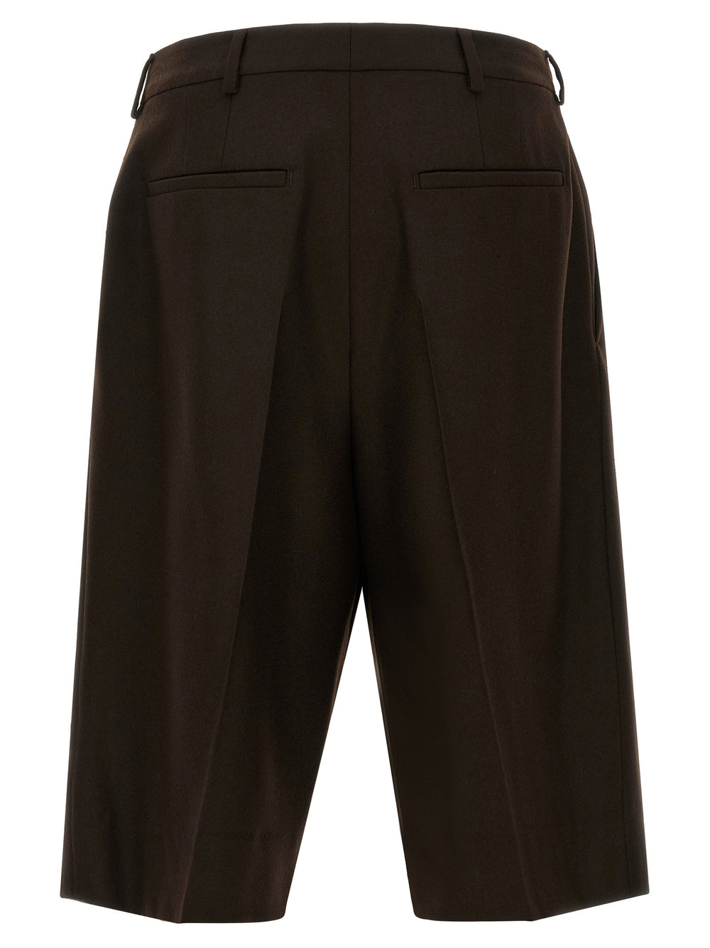 Men’s Saint Laurent Brown Wool Bermuda Shorts