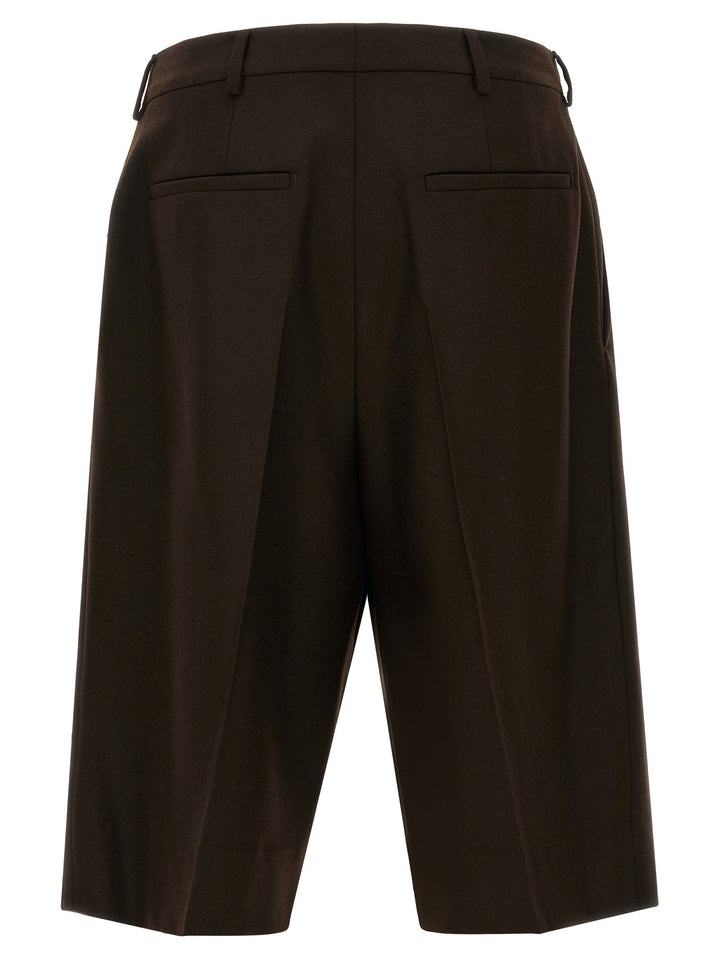 Men’s Saint Laurent Brown Wool Bermuda Shorts