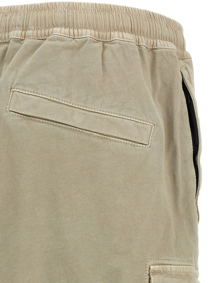 Men’s Stone Island Beige Cotton Cargo Pants