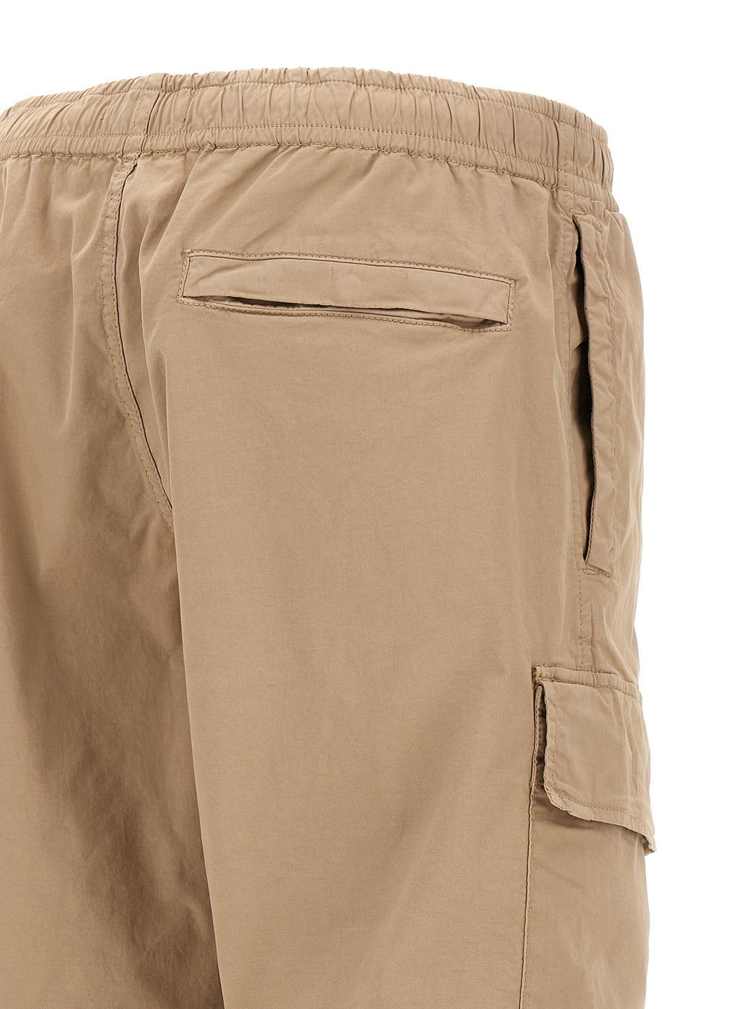 Men’s Stone Island Beige Cotton Cargo Pants