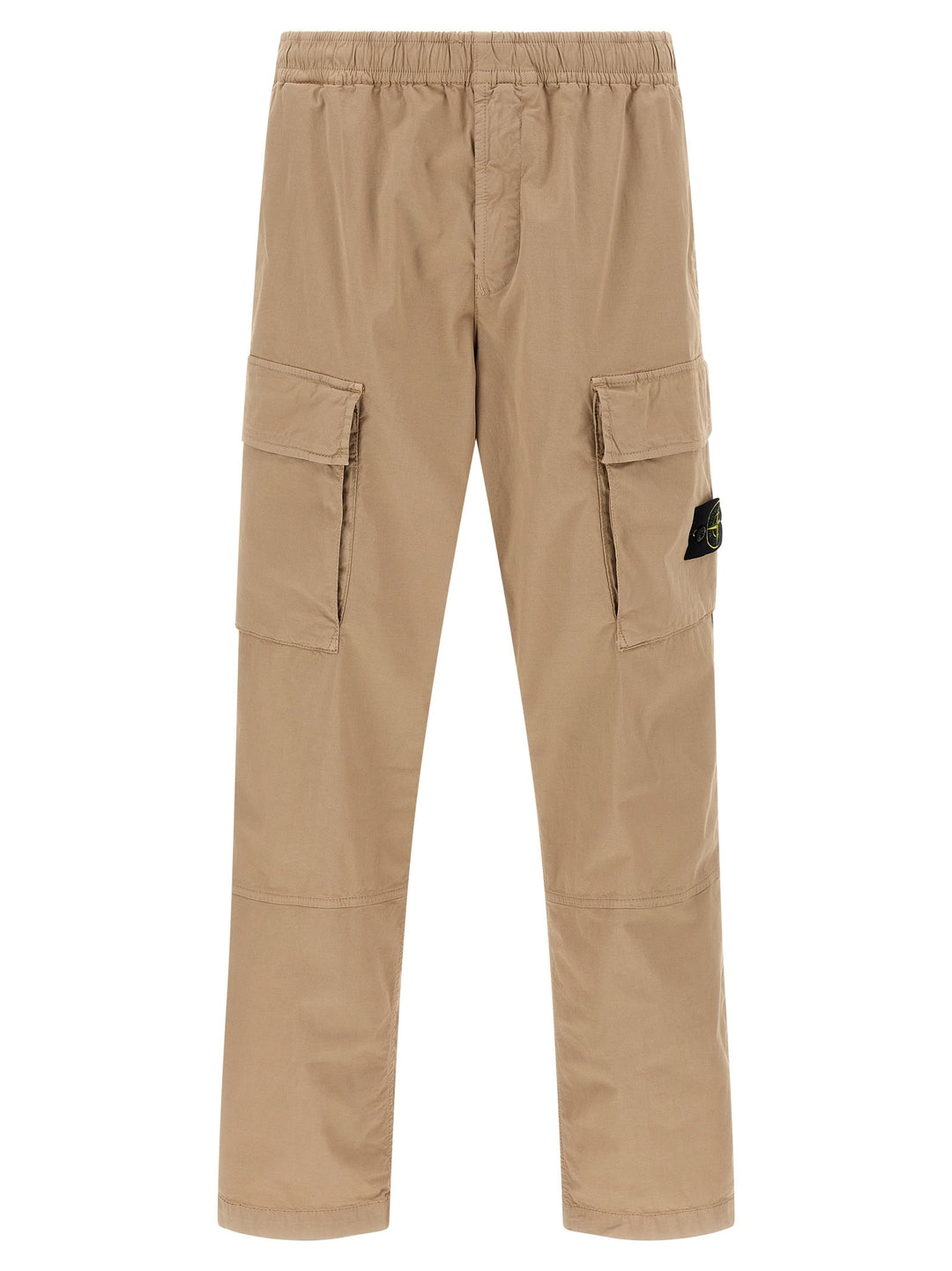 Men’s Stone Island Beige Cotton Cargo Pants