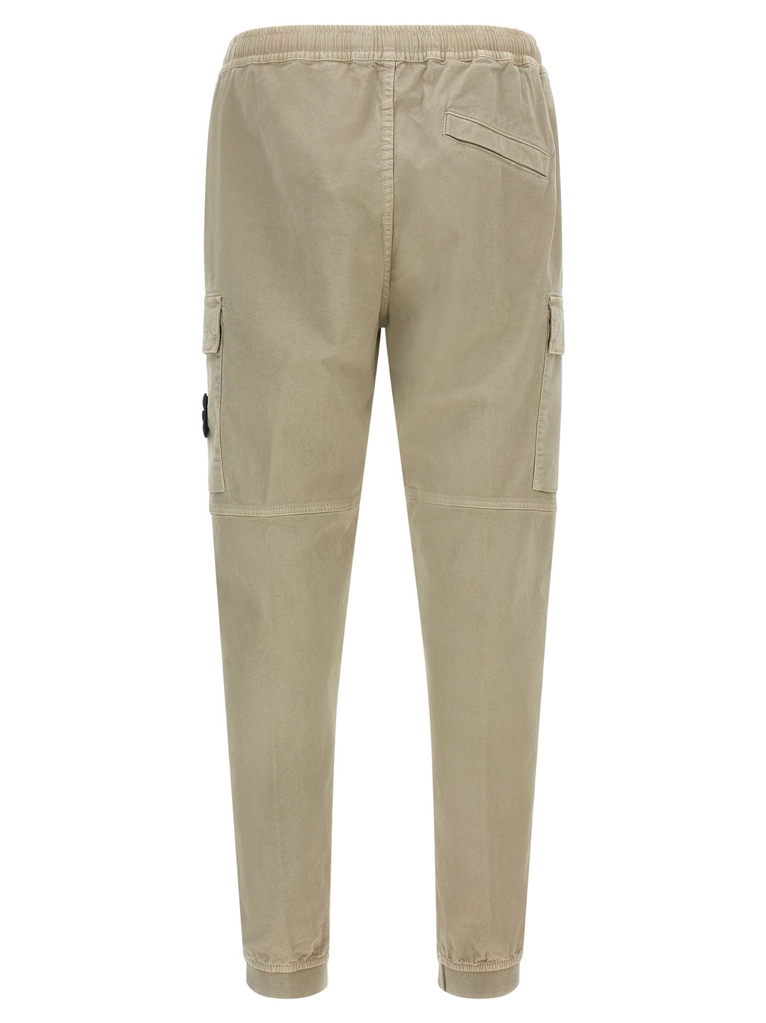 Men’s Stone Island Beige Cotton Cargo Pants