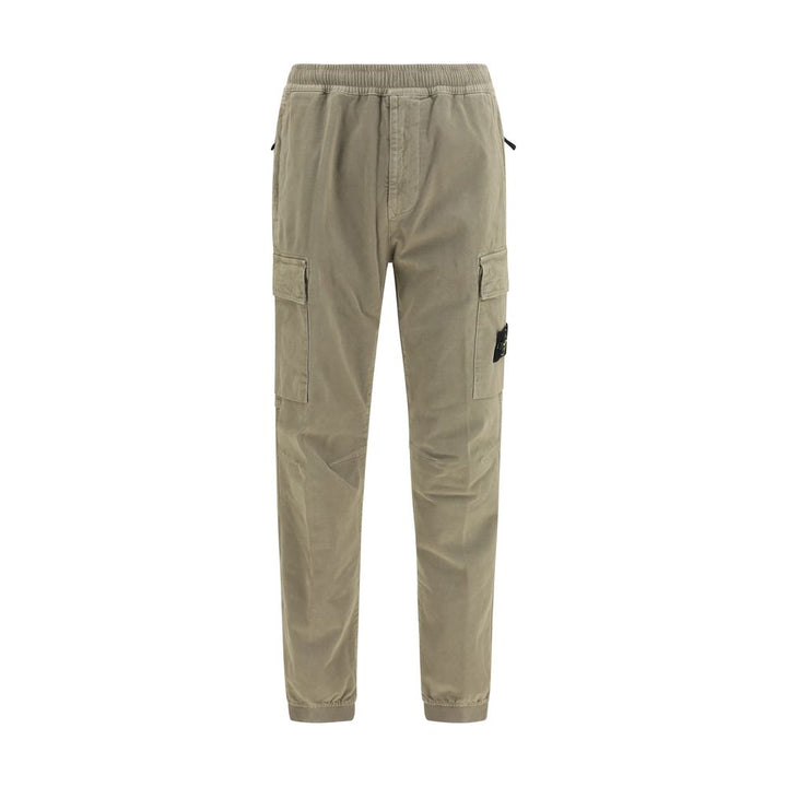 Men’s Stone Island Bicolor Cotton Cargo Pants