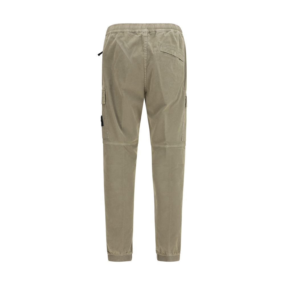 Men’s Stone Island Bicolor Cotton Cargo Pants